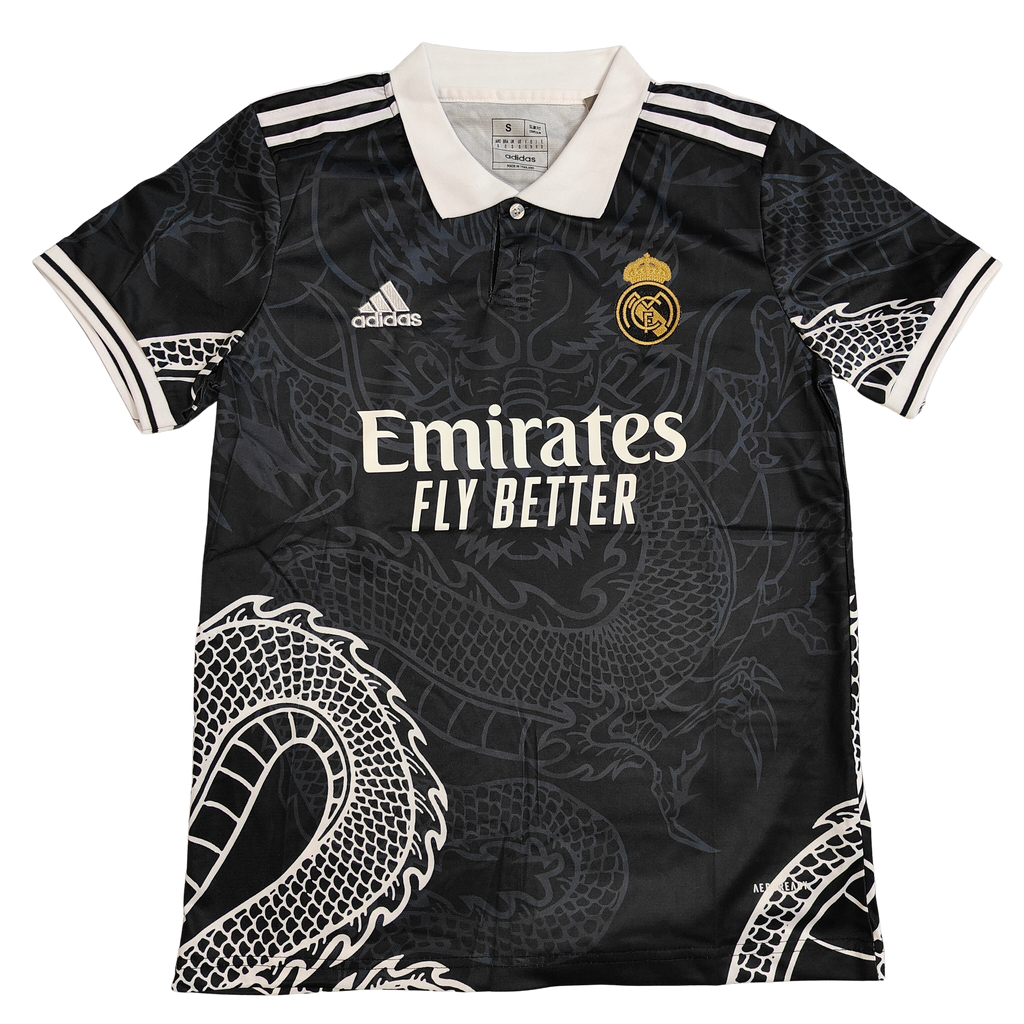 Real Madrid Special Edition Dragon Black Jersey (With Shorts)