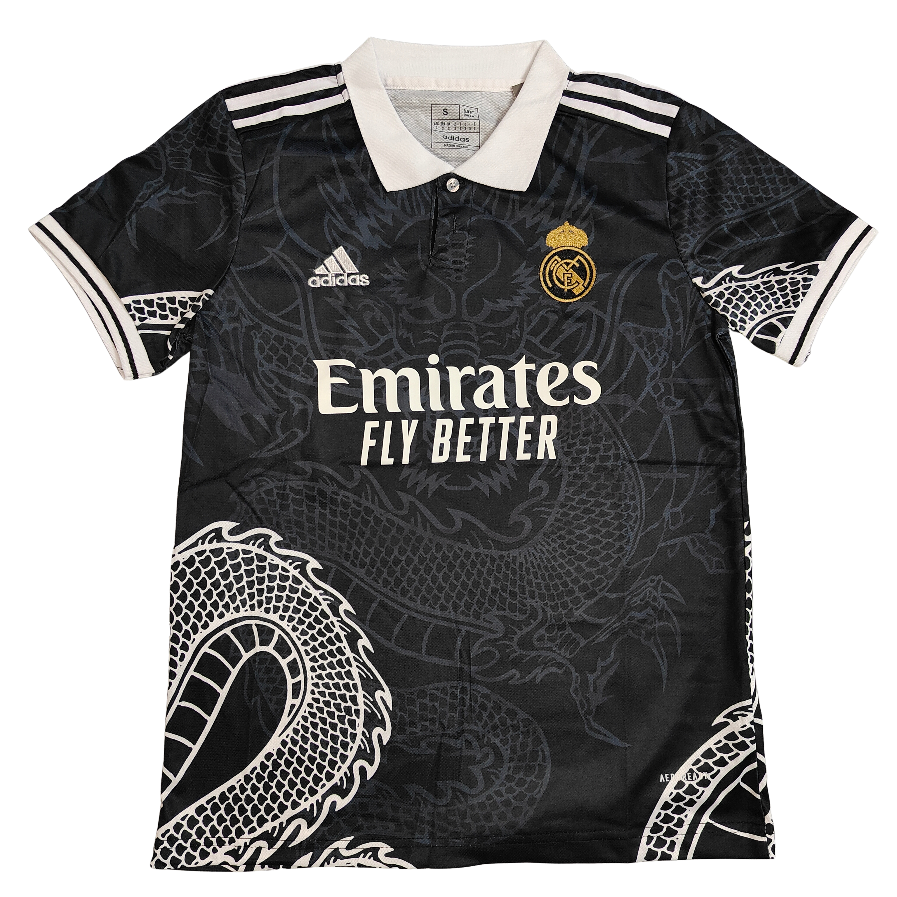 Real Madrid Special Edition Dragon Black Jersey (With Shorts)